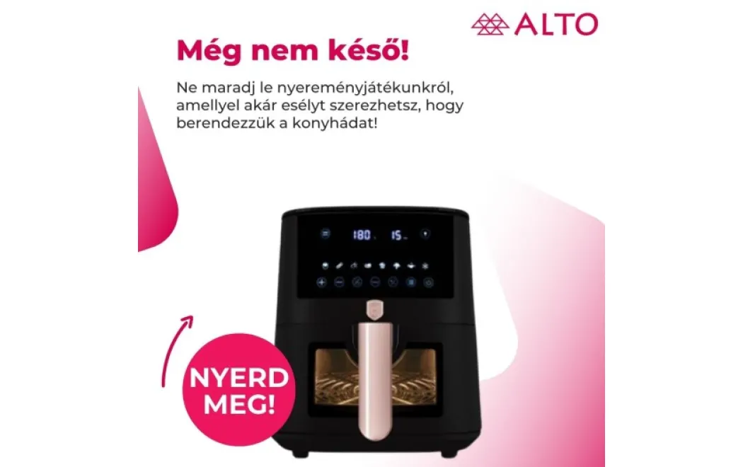 Még játszhatsz az első nagy negyedéves nyereményért - Berlinger Haus air fryer
