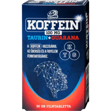 1x1 vitaday koffein+taurin+gurana filmtabletta 30 db