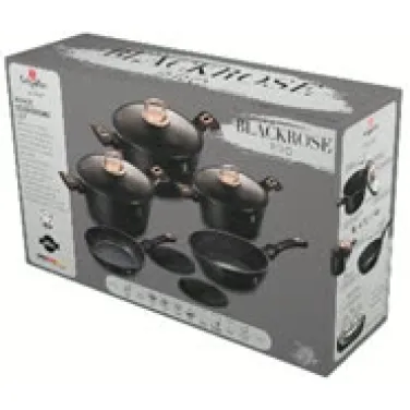 10 részes edénykészlet, Black Rose Collection (RENEW) (BH/8168)