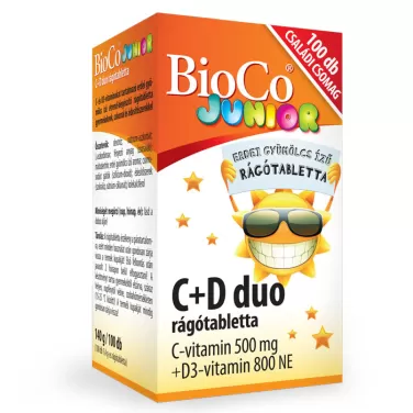 C+d duo junior rágótabletta 100 db