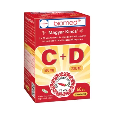 Biomed magyar kincs c+d kapszula 60 db