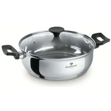 Alacsony lábas fedővel, 24 cm, Gourmet Line (NEW) (BL-3858)