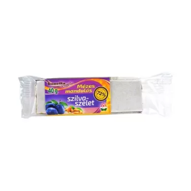 mézes mandulás szilva szelet 40 g