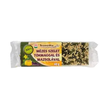 mézes szelet tökmaggal és mazsolával 40 g