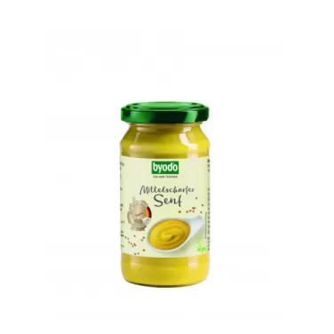 Bio enyhén csípős mustár 200 ml