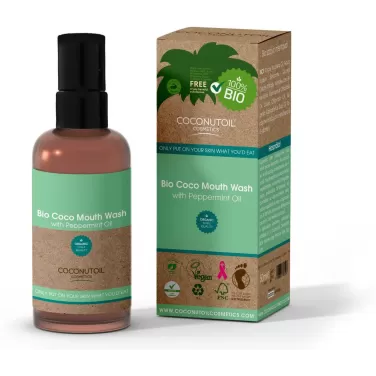 Cosmetics bio coco szájvíz borsmentával 100 ml