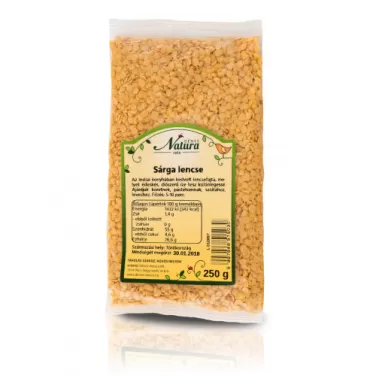 sárga lencse 250 g