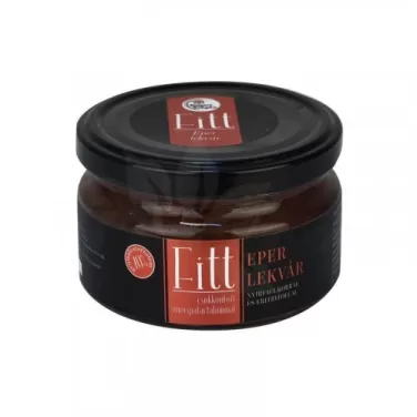 Fitt eper lekvár nyírfacukorral és eritrittel 210 g
