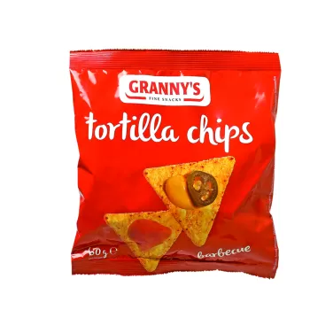 Grannys barbecue tortilla chips 60 g
