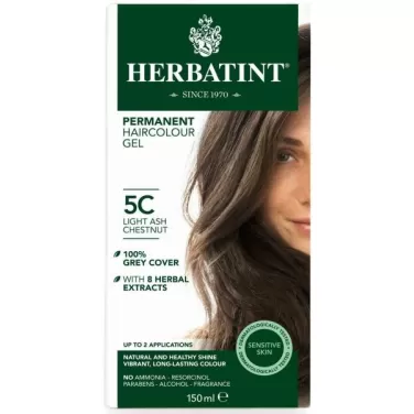 5c hamvas világos gesztenye hajfesték 150 ml