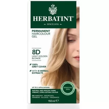 8d arany világos szőke hajfesték 135 ml