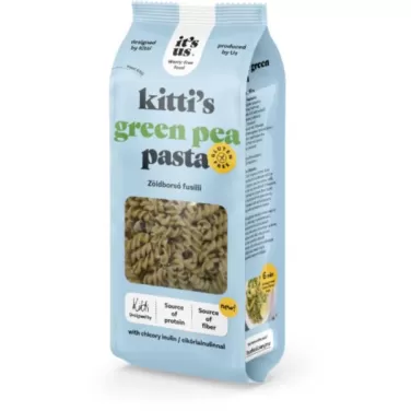Kitti's zöldborsó száraztészta fussili 200 g