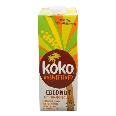 kókusztej ital natúr cukormentes 1000ml
