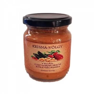 Krisnavölgyi zöldséges csicseriborsó krém 210 g