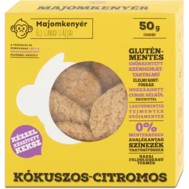 kókuszos-citrusos paleokeksz 50 g