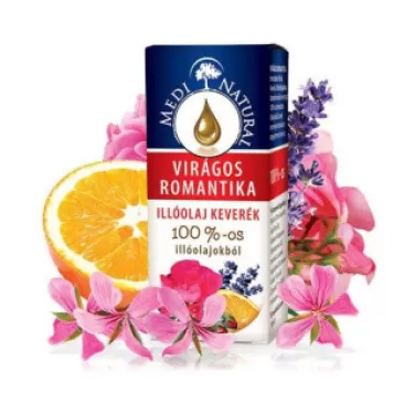 virágos romantika 100% illóolaj keverék 10 ml