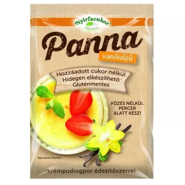 Nyírfacukor panna hidegen kev.puding vanília 50 g