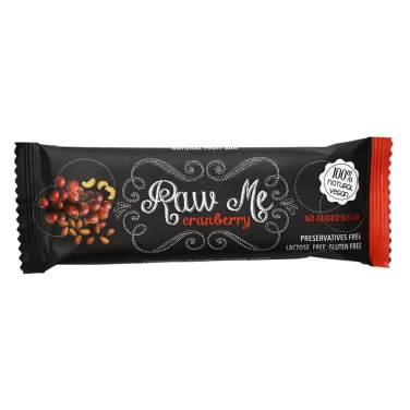 Raw Me nyers gyümölcsszelet vörösáfonyás 45 g
