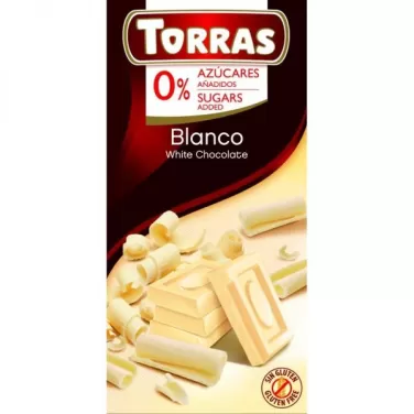 gluténmentes fehércsokoládé cukor nélkül 75 g