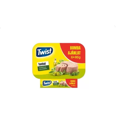 tonhaltörzs olívaolajban 6x80g 480 g